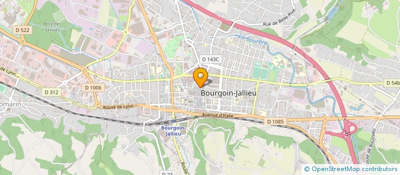 localisation de l'entreprise MADAME NICOLE CHAPPAT  BOURGOIN-JALLIEU