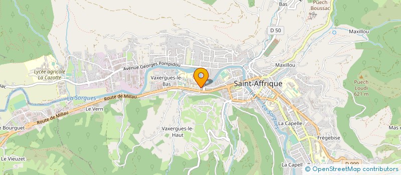 localisation de l'entreprise MADAME NICOLE CHATEAUREYNAUD à SAINT-AFFRIQUE