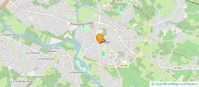 localisation de l'entreprise MADAME NICOLE CHATELLIER  VERTOU