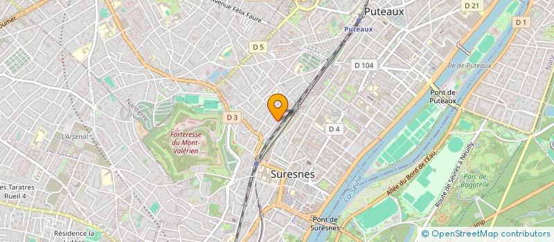 localisation de l'entreprise MADAME NICOLE CHAUVET à SURESNES