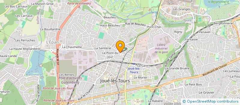 localisation de l'entreprise MADAME NICOLE CHERAMY  JOUE-LES-TOURS