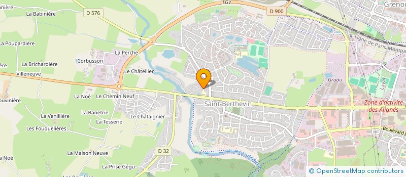 localisation de l'entreprise MADAME NICOLE CHEVALLIER  SAINT-BERTHEVIN