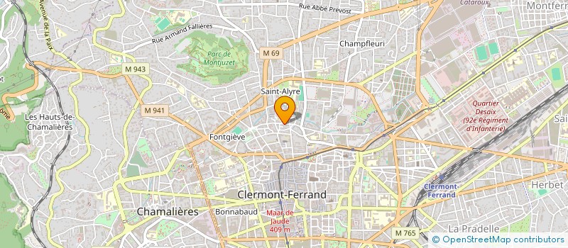 localisation de l'entreprise MADAME NICOLE CHLOE CHERVIER  CLERMONT-FERRAND