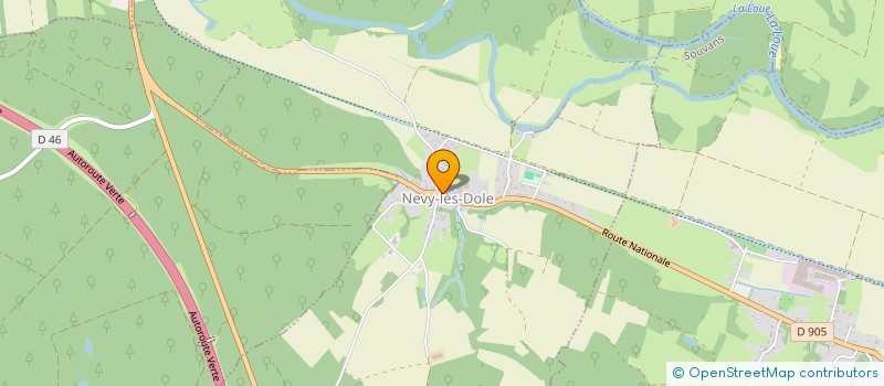 localisation de l'entreprise MADAME NICOLE CHOULOT  NEVY-LES-DOLE