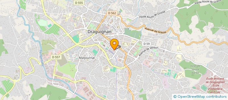 localisation de l'entreprise MADAME NICOLE CIAVALDIN  DRAGUIGNAN