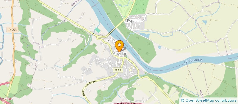 localisation de l'entreprise MADAME NICOLE CLOSSON à AUVILLAR