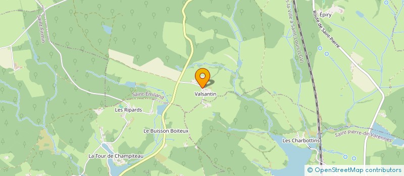 localisation de l'entreprise MADAME NICOLE COCHON  SAINT-EMILAND