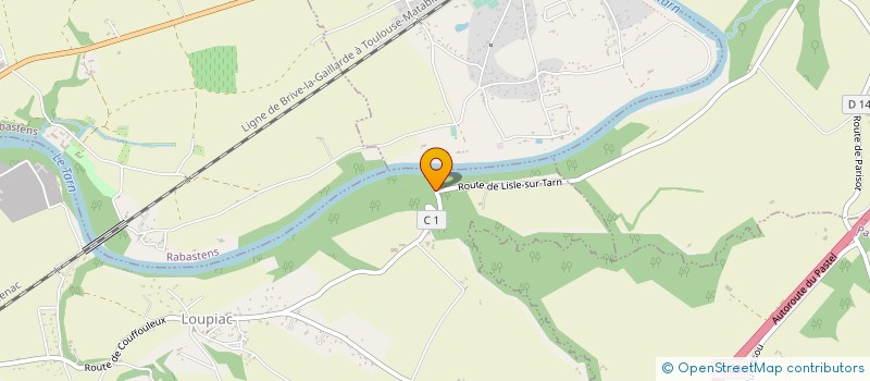 localisation de l'entreprise MADAME NICOLE COENDOZ  LOUPIAC