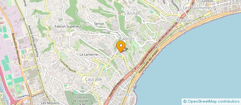 localisation de l'entreprise MADAME NICOLE COLLIN à NICE