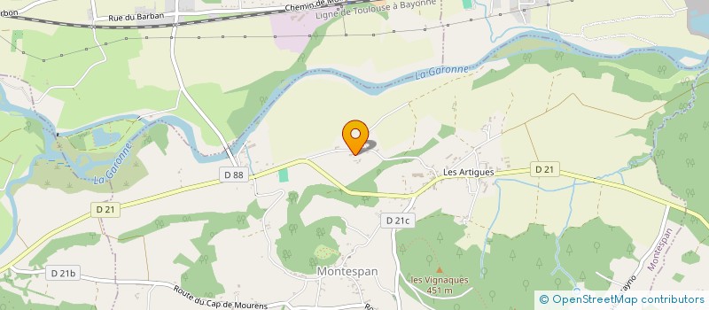 localisation de l'entreprise MADAME NICOLE COLOMBIER à MONTESPAN