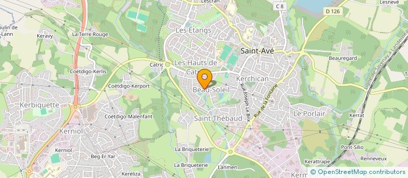 localisation de l'entreprise MADAME NICOLE COLY  SAINT-AVE