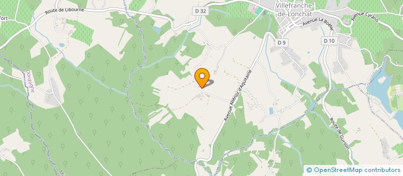 localisation de l'entreprise MADAME NICOLE COMBRET  VILLEFRANCHE DE LONCHAT