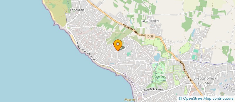 localisation de l'entreprise MADAME NICOLE COMPAIN à BRETIGNOLLES-SUR-MER