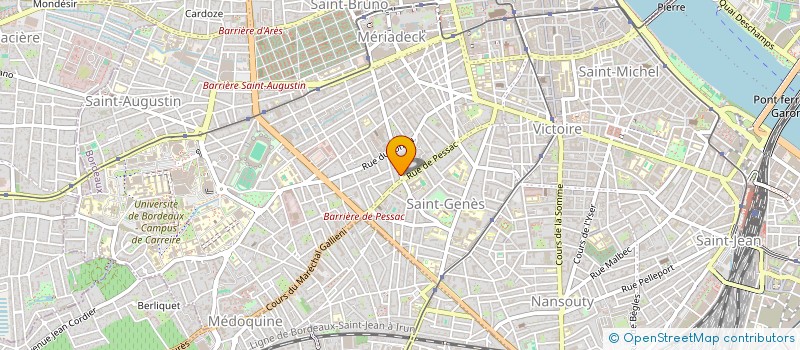 localisation de l'entreprise MADAME NICOLE CONSTANTIN  BORDEAUX