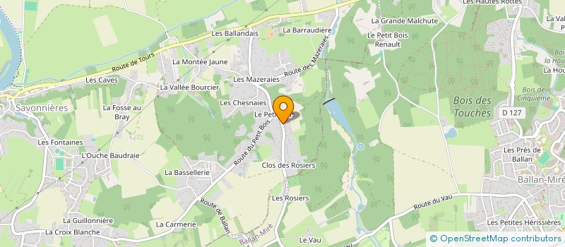localisation de l'entreprise MADAME NICOLE CORDERY-BECKERICH à SAVONNIERES