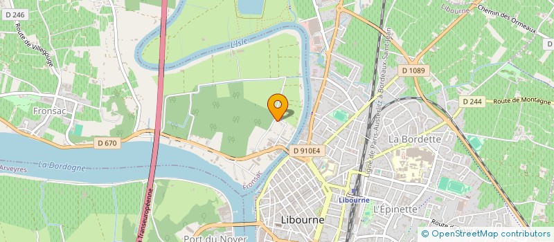 localisation de l'entreprise MADAME NICOLE CORDOBA  FRONSAC