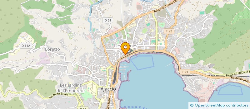 localisation de l'entreprise MADAME NICOLE COSTA LIMA à AJACCIO