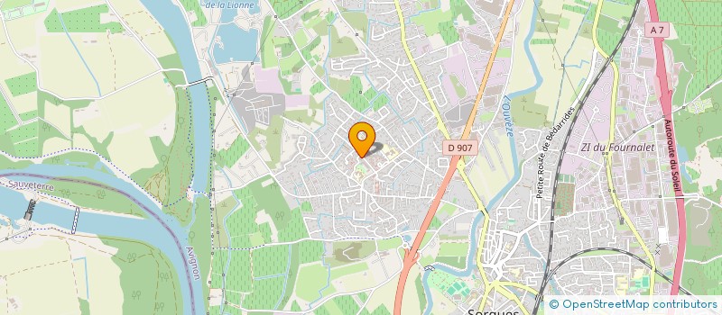 localisation de l'entreprise MADAME NICOLE COSTE  SORGUES