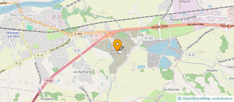 localisation de l'entreprise MADAME NICOLE COSTES  CASTANET