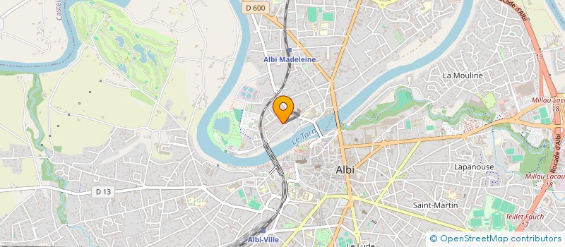 localisation de l'entreprise MADAME NICOLE COUCOUREUX  ALBI