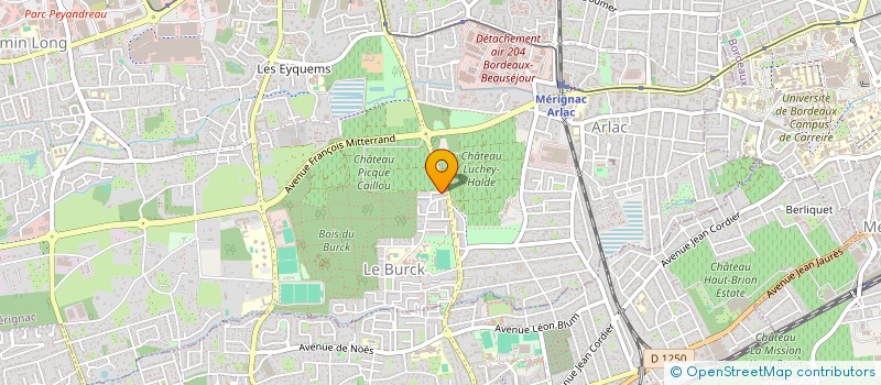 localisation de l'entreprise MADAME NICOLE COUDERT  MERIGNAC