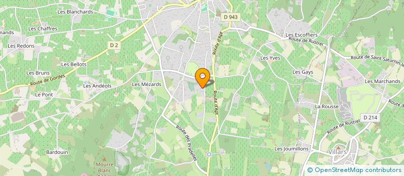 localisation de l'entreprise MADAME NICOLE COUETTE  SAINT-SATURNIN-LES-APT