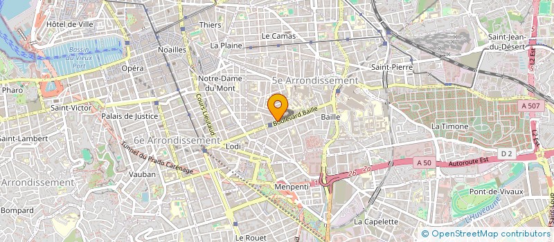 localisation de l'entreprise MADAME NICOLE COULAUD à MARSEILLE