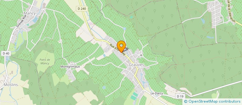 localisation de l'entreprise MADAME NICOLE COURTAUX  GRAUVES