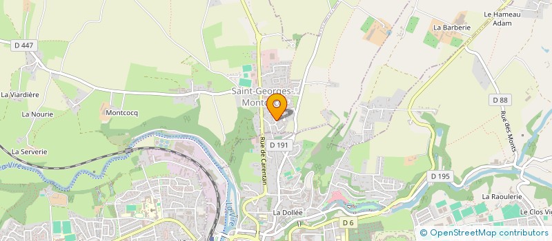 localisation de l'entreprise MADAME NICOLE COURTOIS  SAINT-GEORGES-MONTCOCQ