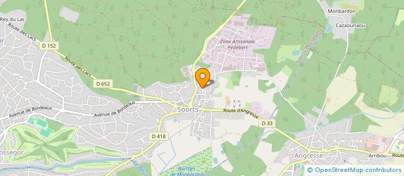 localisation de l'entreprise MADAME NICOLE COUTELLE  SOORTS-HOSSEGOR