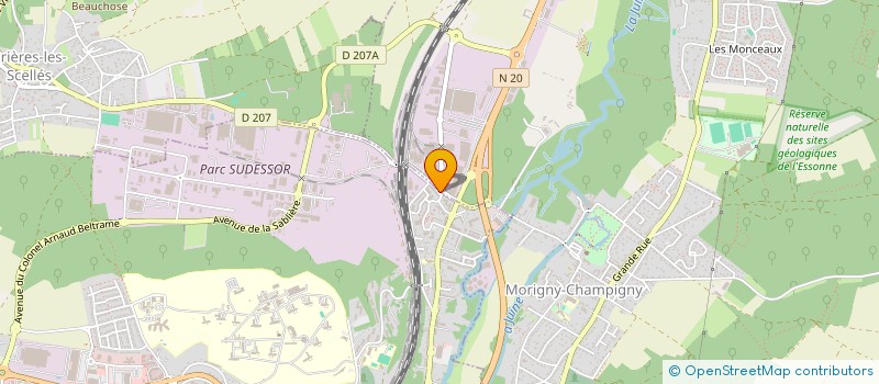 localisation de l'entreprise MADAME NICOLE COUTELLIER  ETAMPES