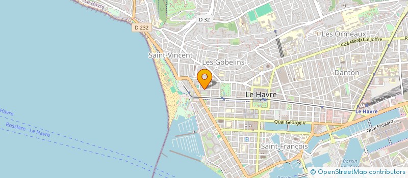 localisation de l'entreprise MADAME NICOLE COUTURE  LE HAVRE