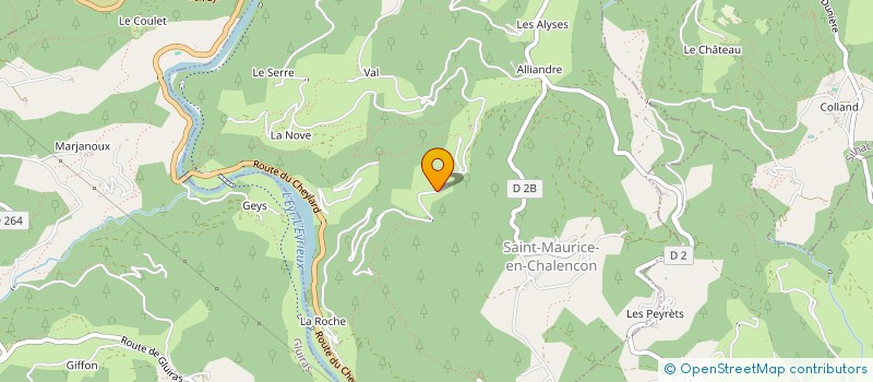 localisation de l'entreprise MADAME NICOLE CREMADES à SAINT-MAURICE-EN-CHALENCON