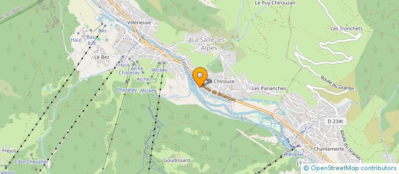 localisation de l'entreprise MADAME NICOLE CROSASSO à LA SALLE-LES-ALPES