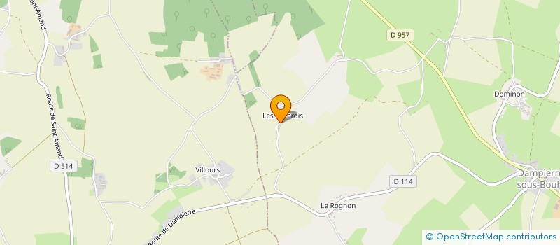 localisation de l'entreprise MADAME NICOLE CZAJKOWSKA à DAMPIERRE-SOUS-BOUHY