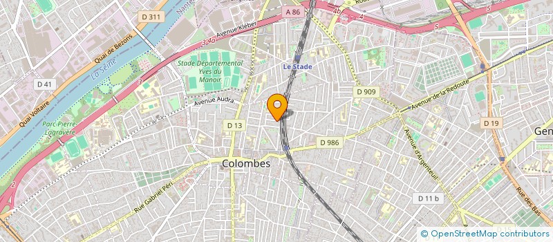 localisation de l'entreprise MADAME NICOLE DALBIS à COLOMBES