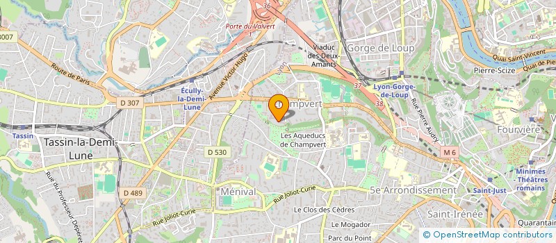 localisation de l'entreprise MADAME NICOLE DALLERY à LYON