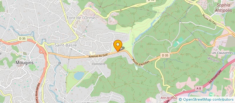 localisation de l'entreprise MADAME NICOLE DAMIANO à MOUGINS