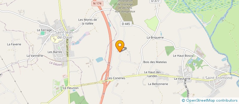 localisation de l'entreprise MADAME NICOLE DANJOU à SAINT-FROMOND