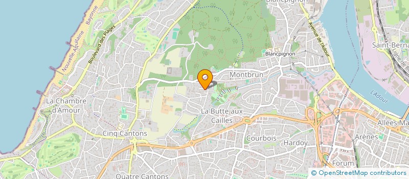 localisation de l'entreprise MADAME NICOLE DARRIDOL à ANGLET