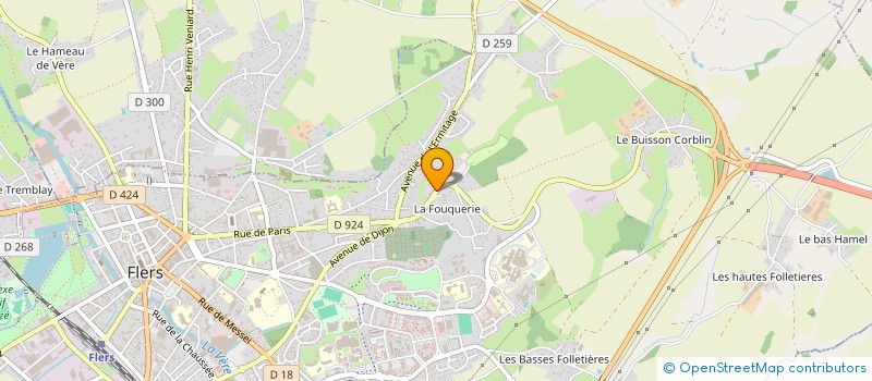 localisation de l'entreprise MADAME NICOLE DAVY à FLERS