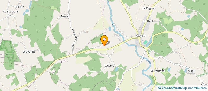 localisation de l'entreprise MADAME NICOLE DE BEAUCORPS à GORRE