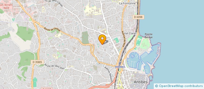 localisation de l'entreprise MADAME NICOLE DE JAEGER à ANTIBES