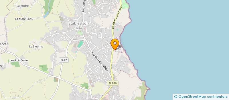 localisation de l'entreprise MADAME NICOLE DE KERPOISSON  BINIC-ETABLES-SUR-MER