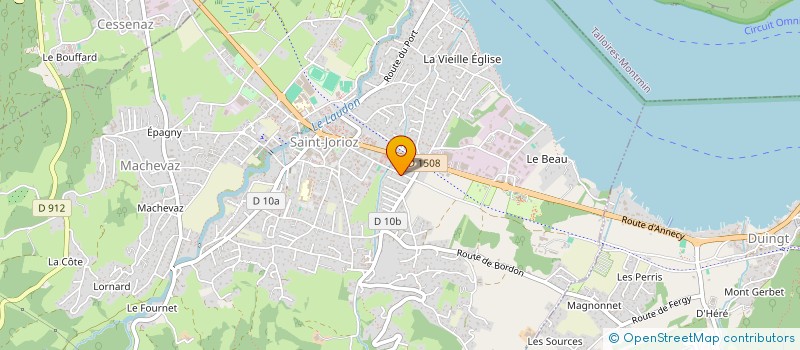 localisation de l'entreprise MADAME NICOLE DE TRAISSINETTE  SAINT-JORIOZ