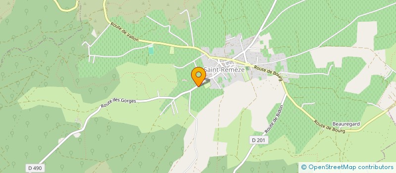 localisation de l'entreprise MADAME NICOLE DECHASEAUX  SAINT-MARTIN-D'ARDECHE