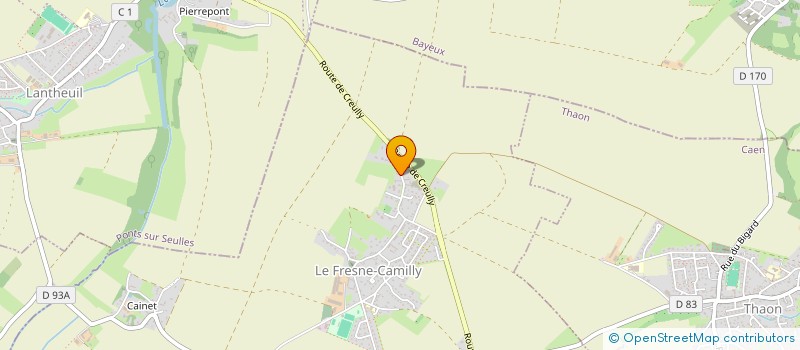 localisation de l'entreprise MADAME NICOLE DEHAIL  LE FRESNE-CAMILLY