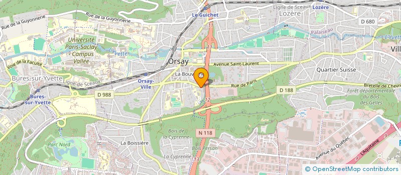 localisation de l'entreprise MADAME NICOLE DELFOUR à ORSAY