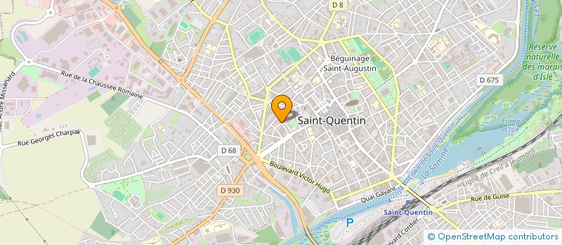 localisation de l'entreprise MADAME NICOLE DENISSE à SAINT-QUENTIN