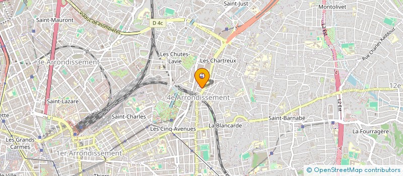 localisation de l'entreprise MADAME NICOLE DEREBERGUE à MARSEILLE
